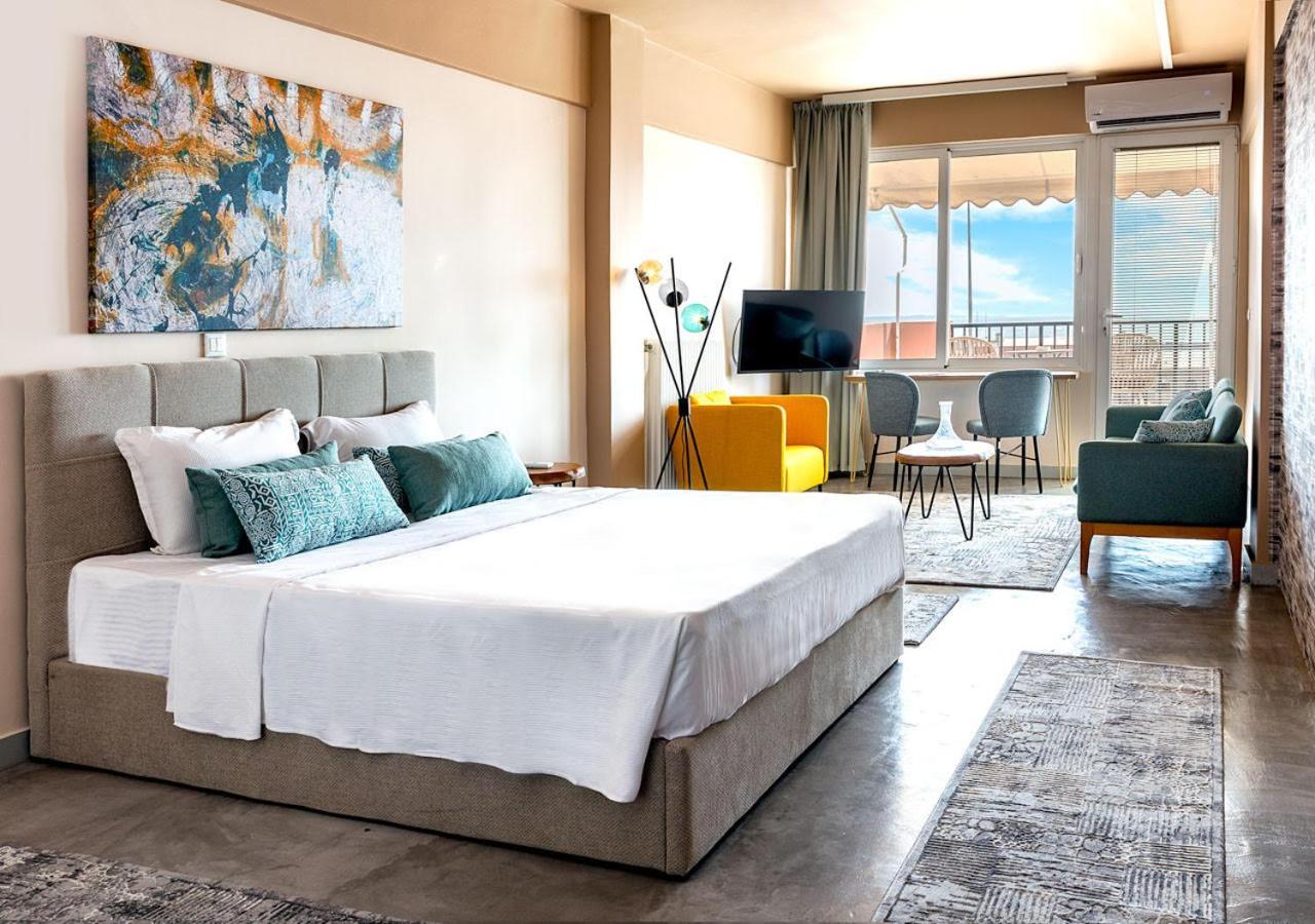 Limani'S Sea View Apartman Szaloniki Kültér fotó